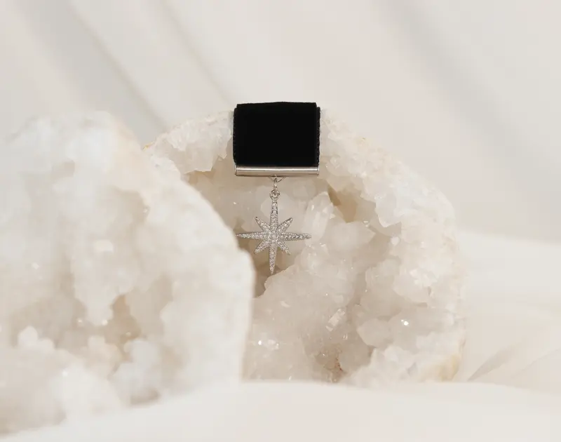 Velvet sky boekenlegger zilver