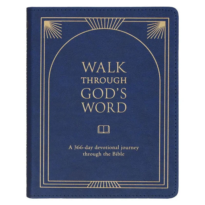 Walking Through God's Word Faux Leather Devotional