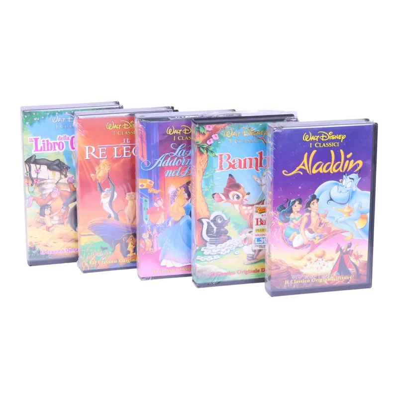 Walt Disney I Classici - 5 Italiaanse VHS Cassettes (Nieuw)