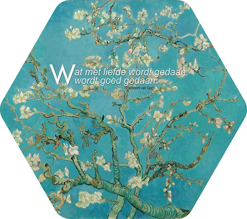 Wat met liefde gedaan wordt. Vincent van Gogh, amandelbloesem small