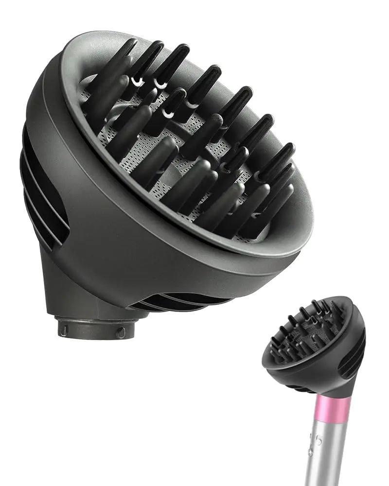 Wave + Curl Diffuser voor Dyson Airwrap – Grijs
