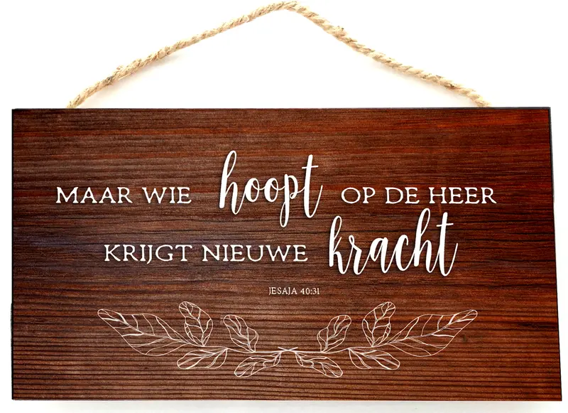 Wie hoopt op de Heer Jes 40