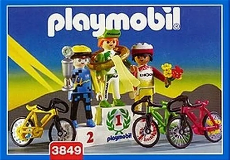 Wielrenners fietsen - 3849 (Nieuw)