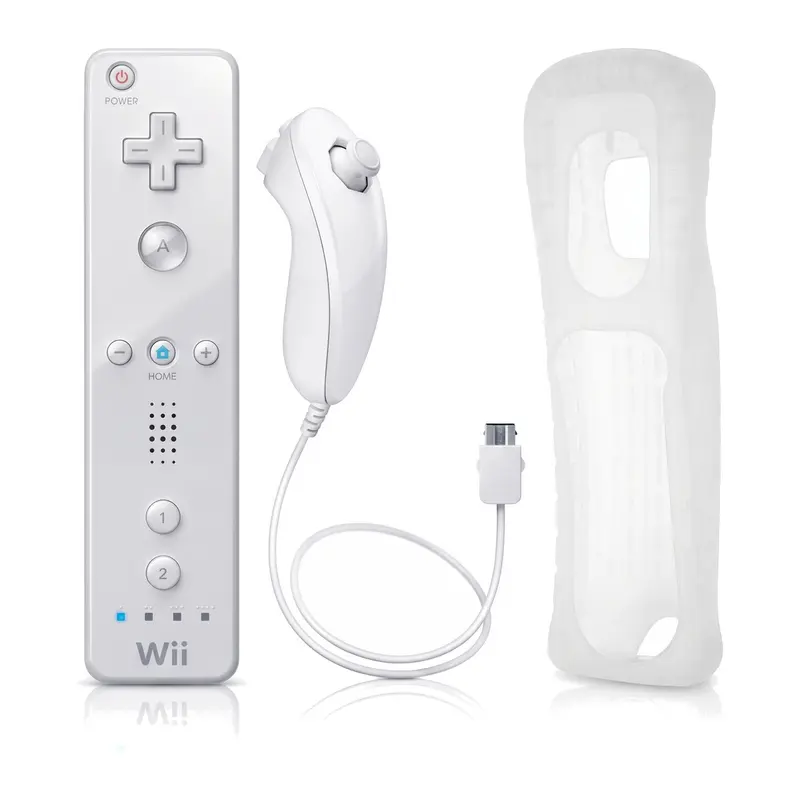 Wii Controllerset - Wit (Remote, Nunchuk en Cover)