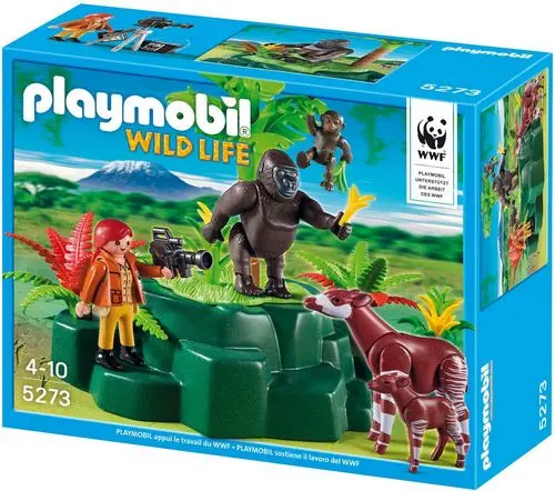 Wild Life Gorilla's en Okapi's met Filmmaker - 5273 (Nieuw)