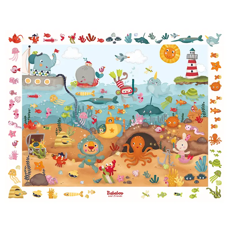 Wimmelpuzzle "Unterwasserwelt"