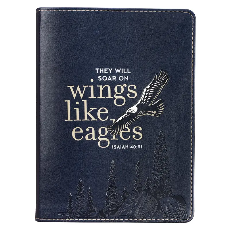 Wings Like Eagles Navy Blue Isaiah 40