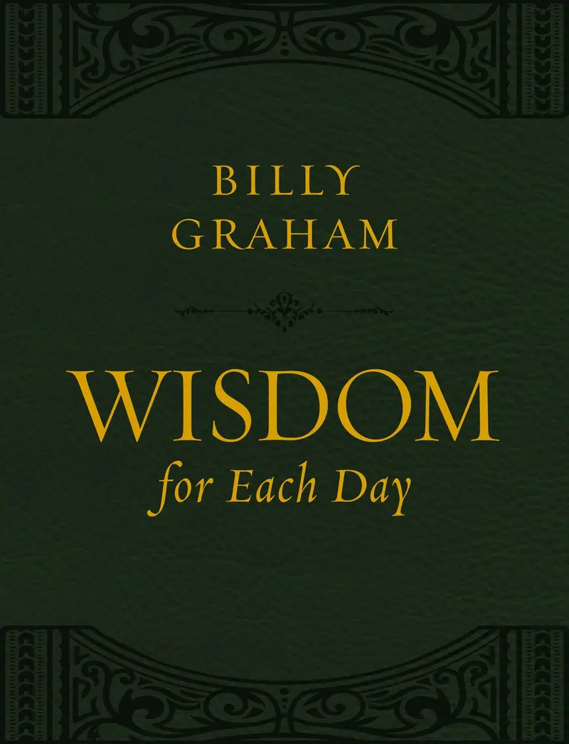 Wisdom For Each Day (Large Text)-Leathersoft