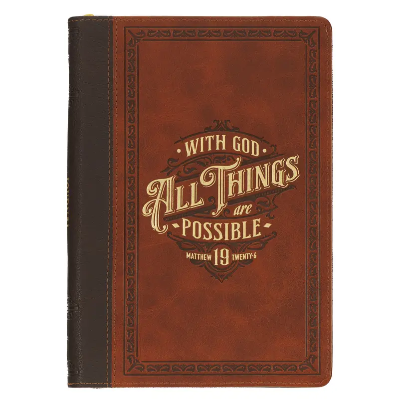 With God All Things Are Possible Brown