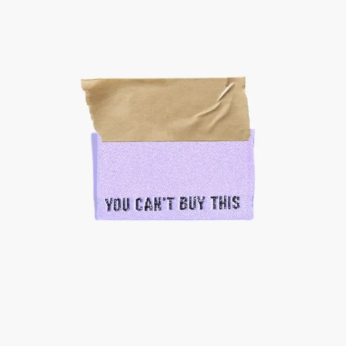 You can't buy this Woven Labels - Kylie and The Machine
