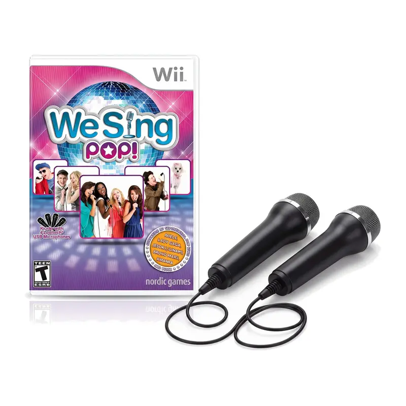 Zangpakket voor Nintendo Wii (2x USB Microfoon + We Sing Pop)