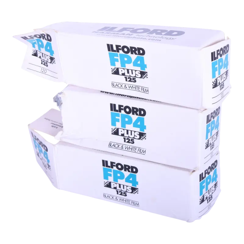 Zwart-Wit Film / Rolfilm 120 Ilford FP4 Plus 125 ISO 125 (3 Rollen)